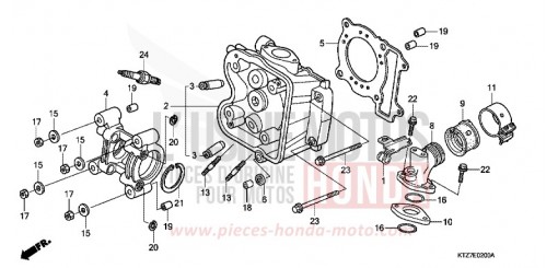 CYLINDER HEAD PES125R8 de 2008